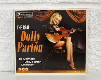 The Real Dolly Parton CD The Ultimate Collection Box Set Of 3 CDs Album Genre Folk Country Gifts Vintage Music American Singer Songwriter