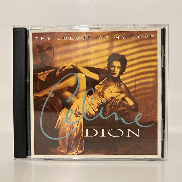 Celine Dion CD Collection Album The Colour Of My Love Genre Electronic Pop Gifts Vintage Music Canadian Singer