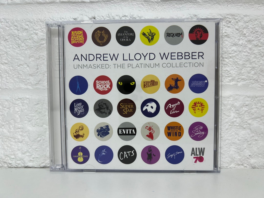 Andrew Lloyd Webber CD the Platinum Collection Album Unmasked