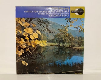 Ralph Vaughan Williams Symphony No 8 Partita für Double String Orchestra Genre Classical Vinyl LP 12" Schallplatte Vintage Musik Geschenke