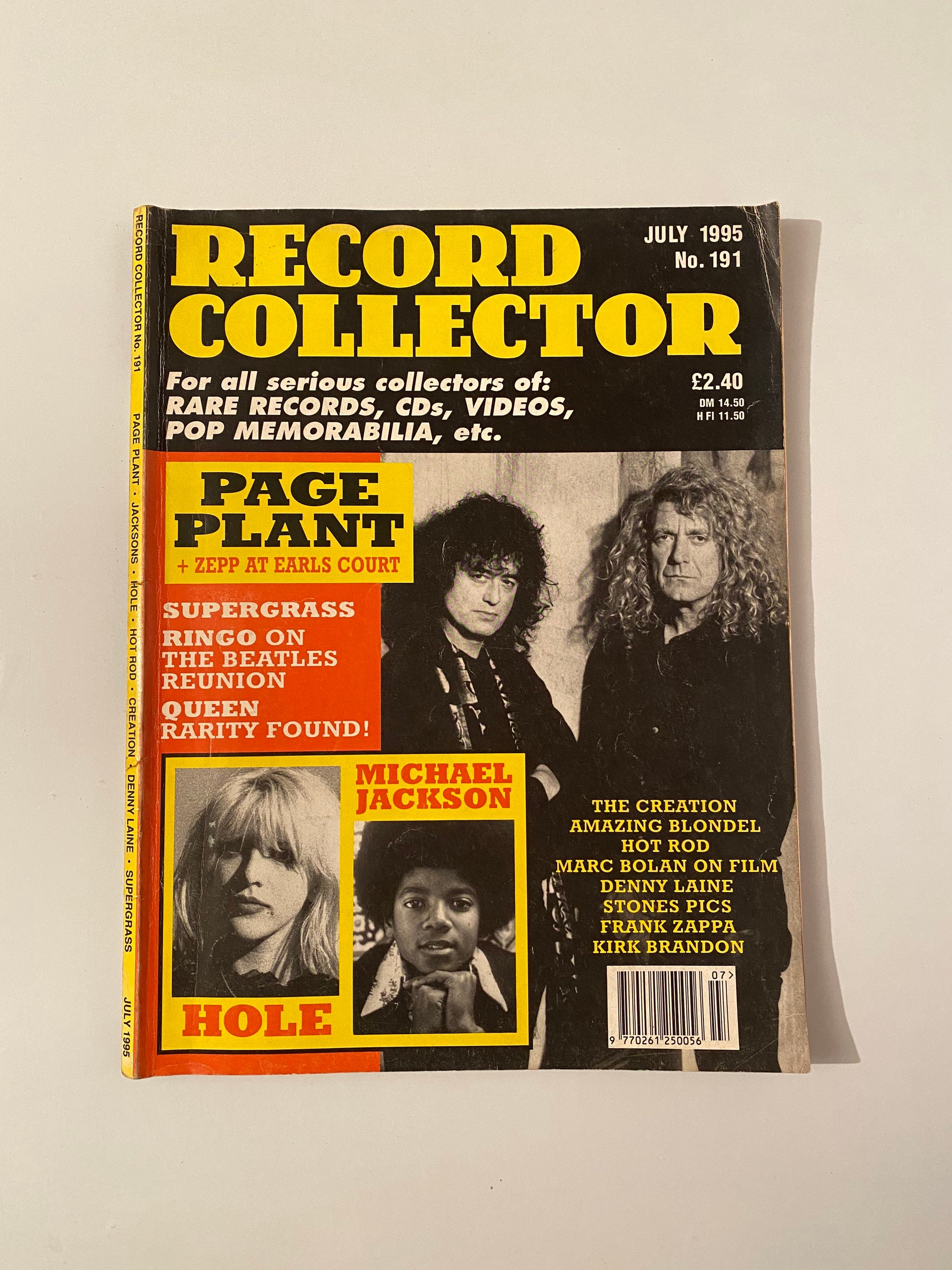 Vintage Record Collector Music Magazine UK Release 191 July Etsy