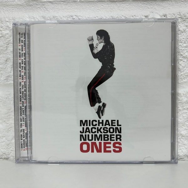 Michael Jackson CD Collection Album Number Ones Genre Electronic Funk Soul Gifts Vintage Music American Singer Songwriter Dancer