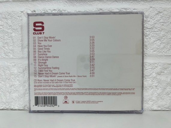 S Club 7 CD Collection Album Sunshine Genre Pop Gifts Vintage - Etsy