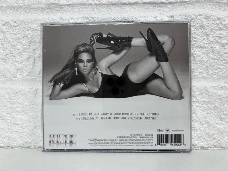 Beyonce CD Collection Album I Am Sasha Fierce Genre Hip Hop Pop Gifts Vintage Music American Singer Actress image 2