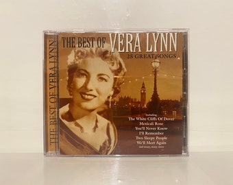 The Best Of Vera Lynn CD Collection Album 25 Great Songs Genre Jazz Pop Gifts Vintage Music Forces Sweetheart English Singer Songwriter