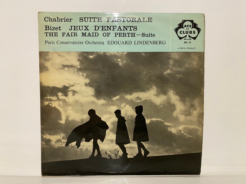 Emmanuel Chabrier Suite Pastorale Bizet Jeux DEnfanta The Fair Maid Of Perth Suite Genre Classical Vinyl LP 12 Record Vintage Music Gifts image 1