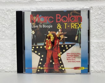 Marc Bolan And T-Rex CD Collection Album I Love To Boogie Genre Rock Pop Gifts Vintage Music English Singer Guitarist