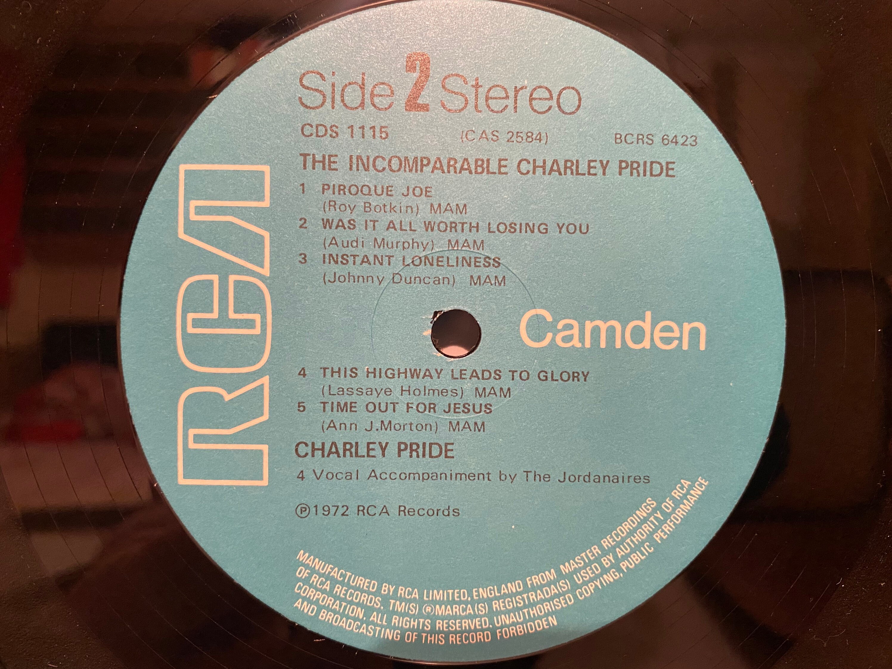 The Charley Pride Album Genre Folk Country Vinyl Etsy Canada