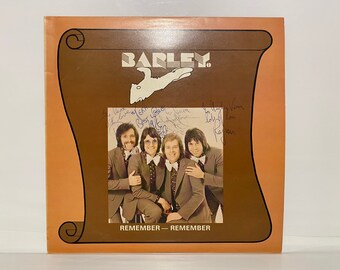 Barley Album Remember Remember Genre Rock Vinyl LP 12” Record Vintage Music Collection Gifts