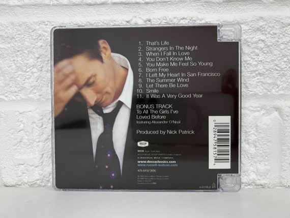 Russell Watson CD Collection Album That’s Life The Voice Genre Jazz Pop  Gifts Vintage Music English Tenor