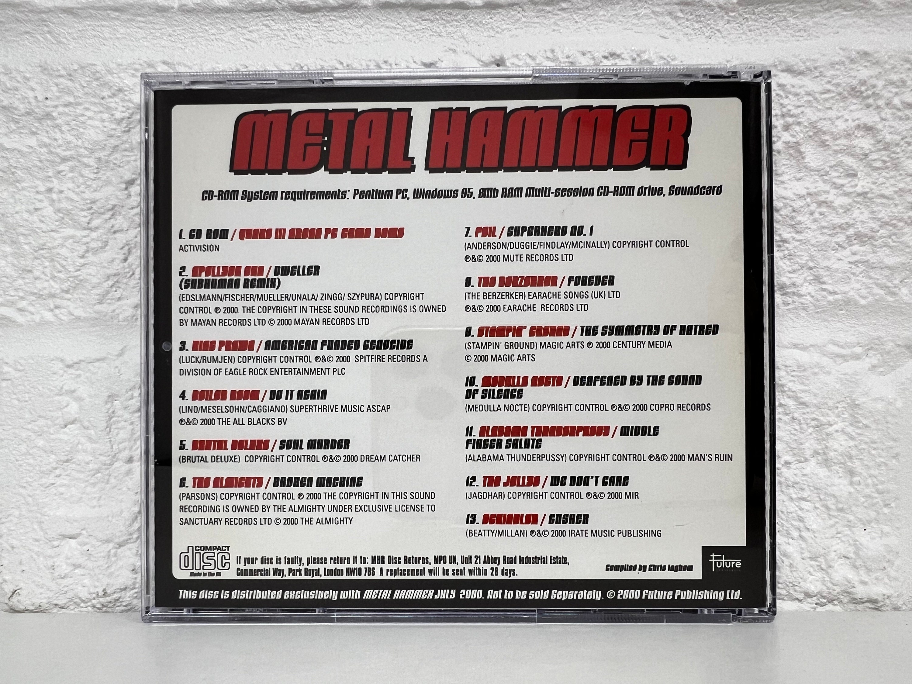 Metal Hammer CD Collection Album Genre Hard Rock Heavy Metal