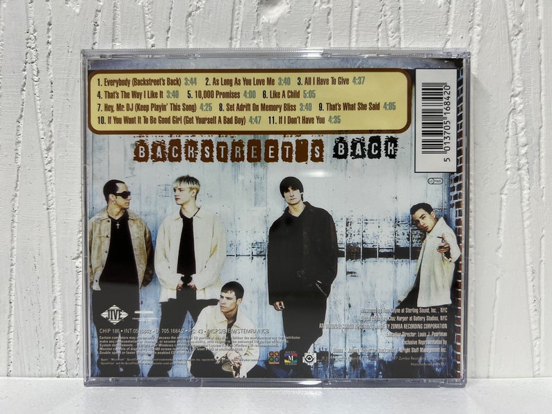 Backstreet Boys CD Collection Album Backstreets Back Genre Etsy