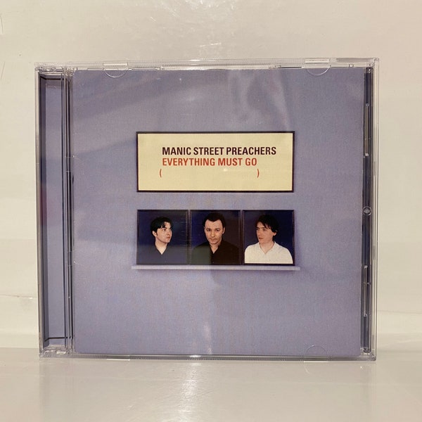 Manic Street Preachers CD Collection Album Everything Must Go Genre Rock Gifts Vintage Music Welsh Rock Band