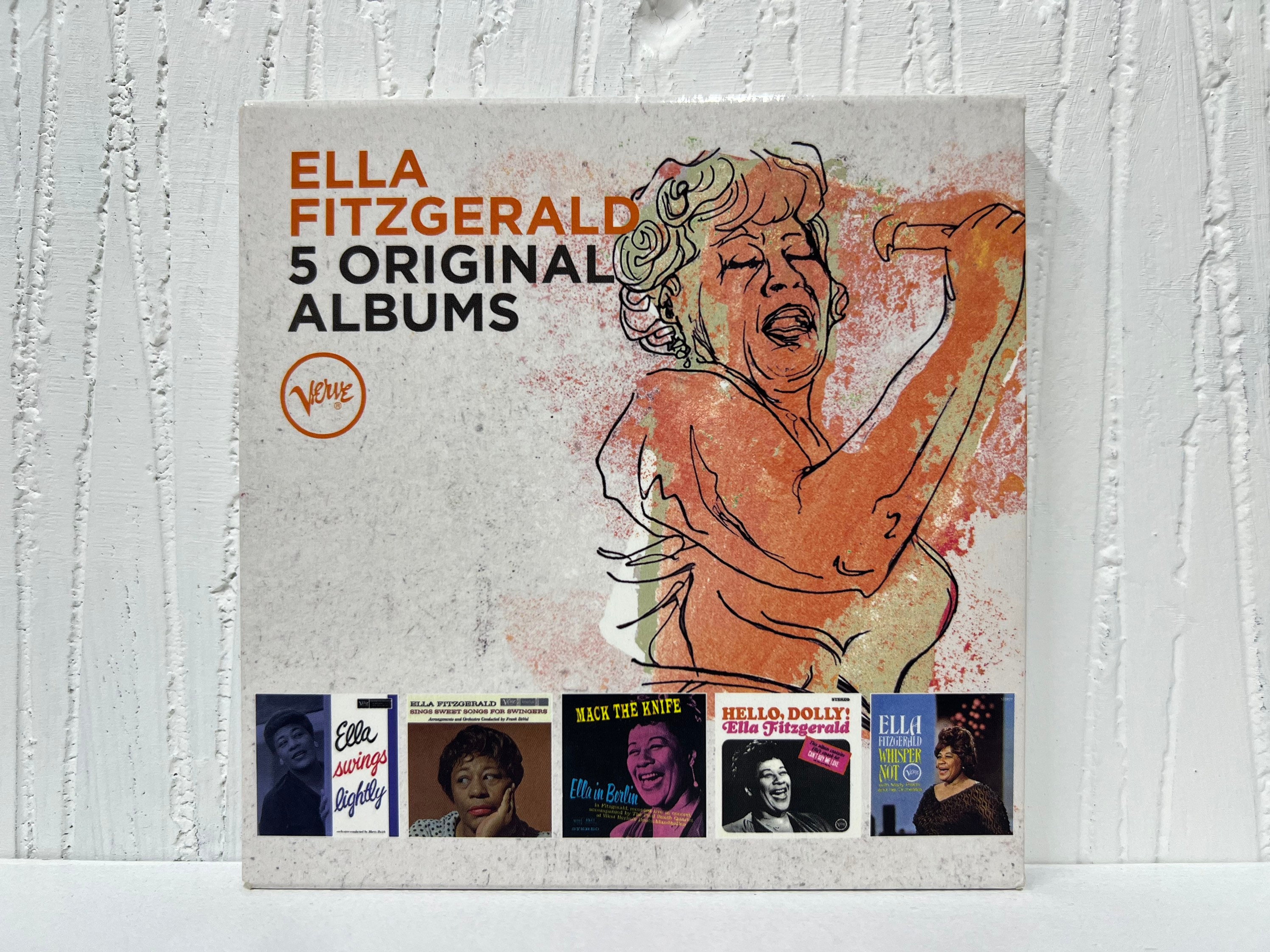 Ella Fitzgerald CD Collection Box Set of 5 Cds Original Albums