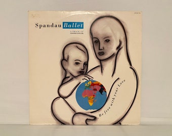 Spandau Ballet Album Be Free With Your Love Genre Electronic Vinyl 12” Record Gift Vintage Music Collection English Pop Band