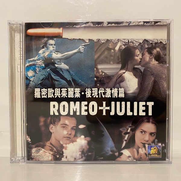 William Shakespeare VCD Video CD Collection Album Romeo + Juliet Chinese Subtitles Genre Classical Stage Screen Gifts Vintage Music