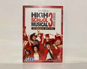 High School Musical 3 Senior Year Extended Edition DVD Video Collection Album Genre Musical Drama Comedy Gifts Vintage Music Movie