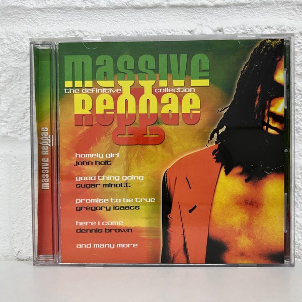 Massive Reggae CD The Definitive Collection Album Genre Reggae Gifts Vintage Music John Holt • Sugar Minott • Gregory Isaacs • Dennis Brown