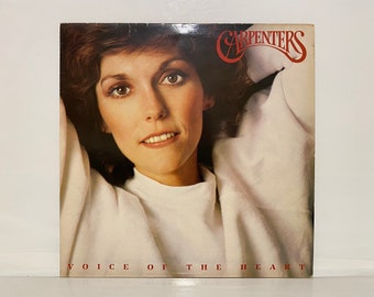 Carpenters Album Voice Of The Heart Genre Pop Vinyl LP 12” Record Vintage Music Collection Gifts American Vocal Duo