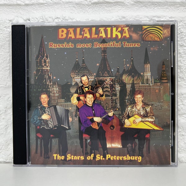 Balalaika CD Collection Album Russia’s Most Beautiful Tunes The Stars Of St. Petersburg Genre Folk Country Gifts Vintage Music