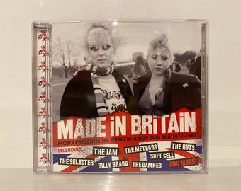 Made In Britain CD Collection Album Genre Electronic Rock Reggae Gifts Vintage Music The Meteors The Ruts Billy Bragg The Selecter Soft Cell
