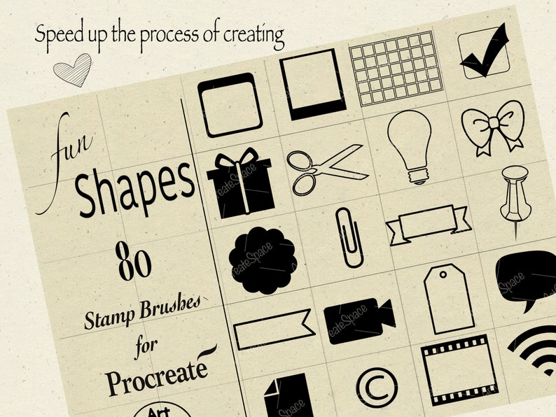 Procreate Pattern Brushes: Texture, Dot, Grid (Digital Download) image 7