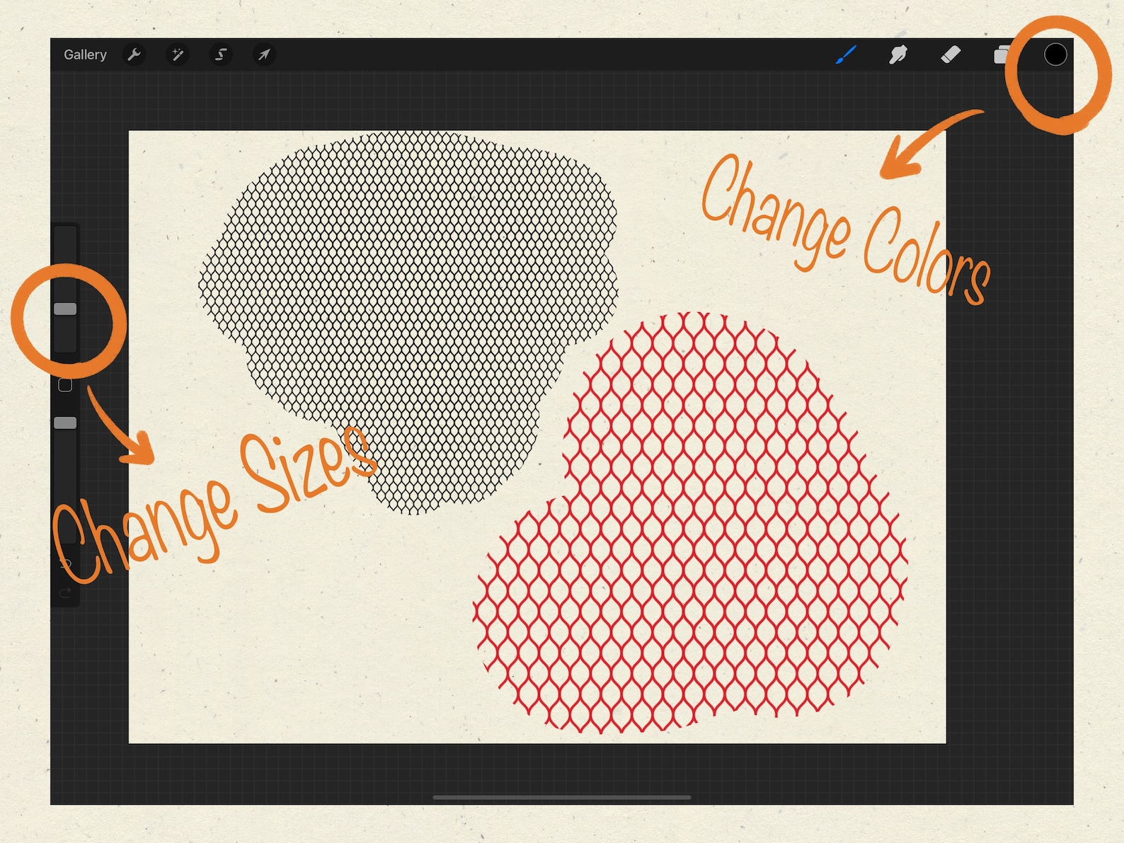 Procreate Pattern Brushes Background Brushes Texture | Etsy