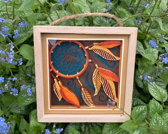 5"x5" Dreamcatcher Shadowbox