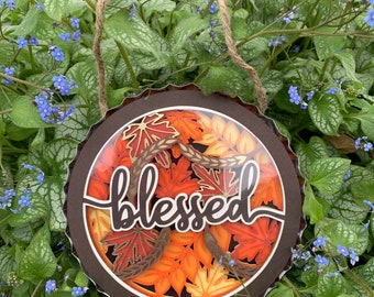 3D Autumn Blessed Shadowbox