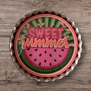 3D Sweet Summer Watermelon Magnet
