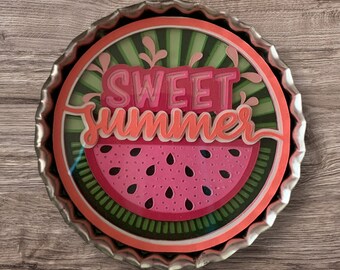 3D Sweet Summer Watermelon Magnet