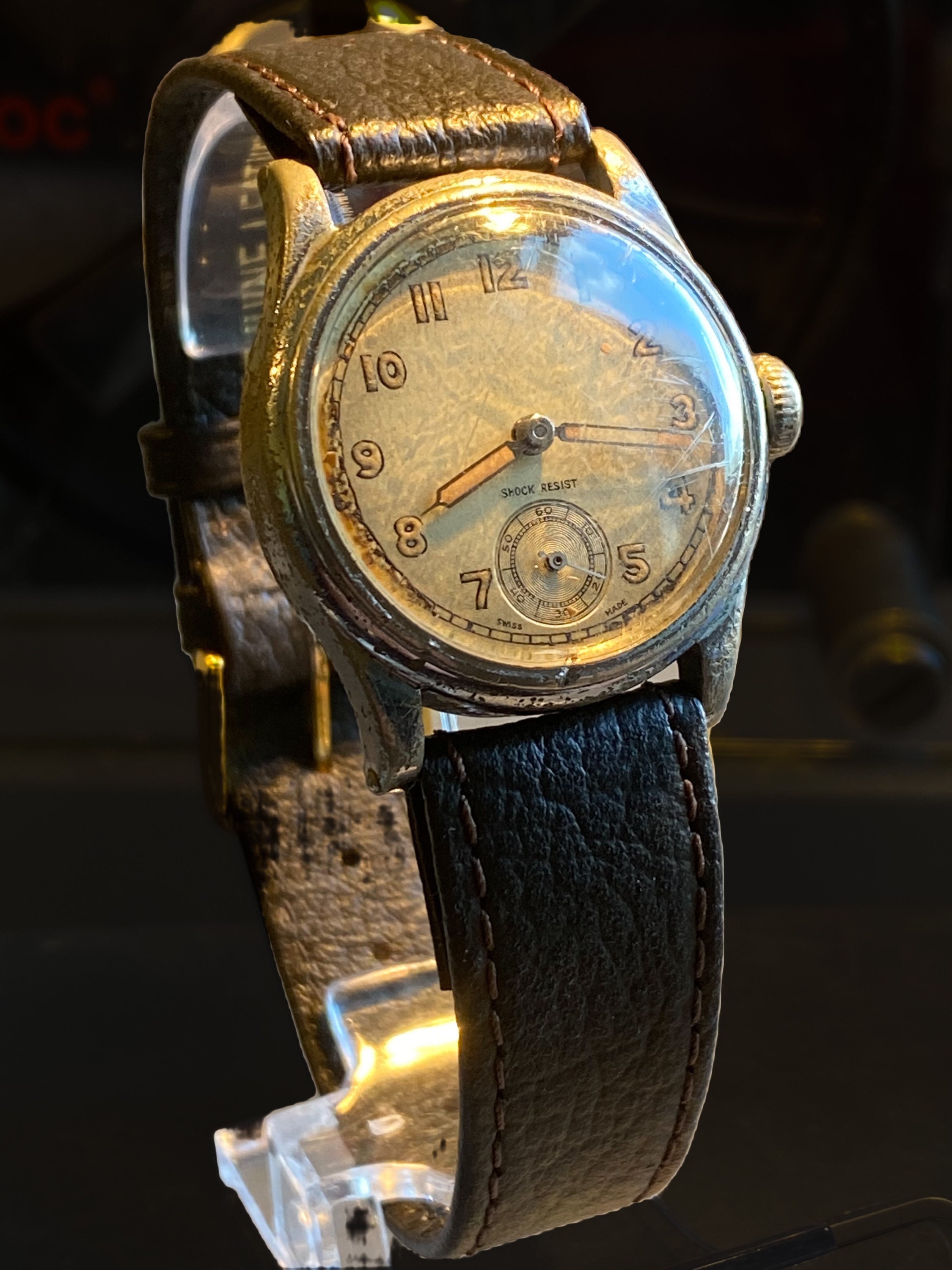 1940's Buren Grand Prix Military Watch, used for sale  