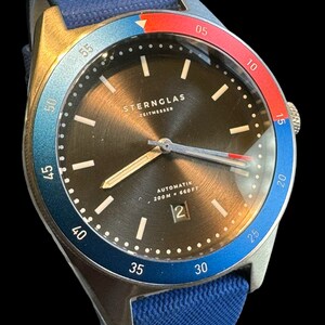 Sternglas Pepsi style Gents Automatic Divers Watch