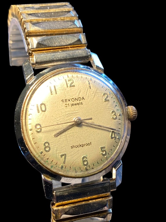 1960s Sekonda Gents Dress Watch Etsy Canada