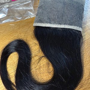13x4" frontal brésilien de prolongements de cheveux de dentelle de fermeture 20 pouces directement