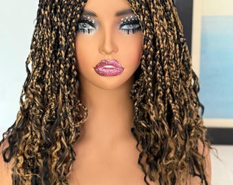 knotless braided wigs for black women,