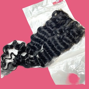 4x4" Vetersluiting Braziliaanse Human Hair Extensions Frontaal Krullend Kant Frontaal