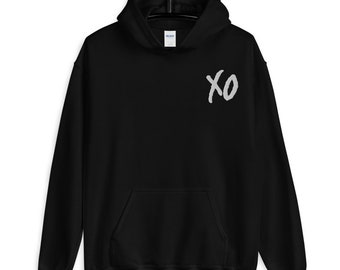 xo black hoodie
