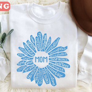 Mothers Day Flower Png, Mother Day PNG, Happy Mother&#39;s Day Png, Girl Svg, Mama Design Silhouette Cut File,  Instant download