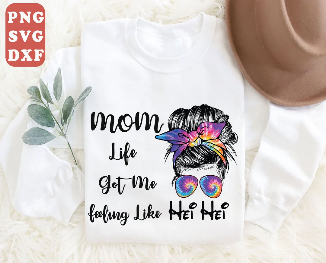 Funny Mom Life T-Shirt – 'Feeling Like Hei Hei' Design, Soft Cotton Blend