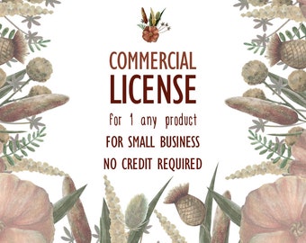 Small Business Commercial License (NO Credit required) / 1 ANY PRODUCT