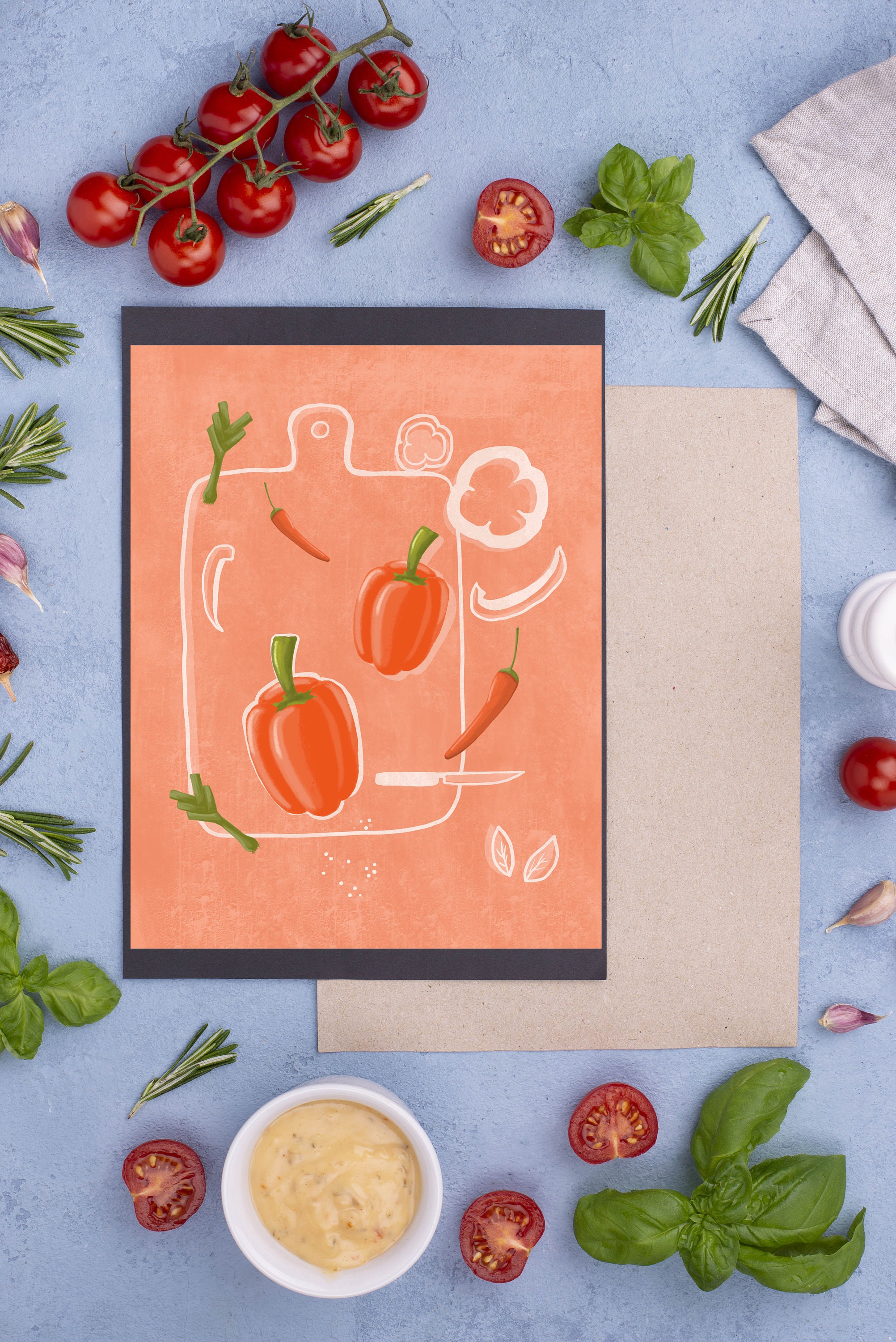 Digital Cooking Cliparts and Paper Bundle for Scrapbooking and ...