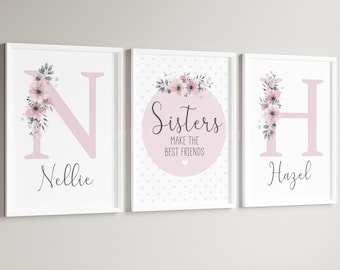 Swan Princess Rainbow Girls A4 or A3 Nursery Set of Unframed ...