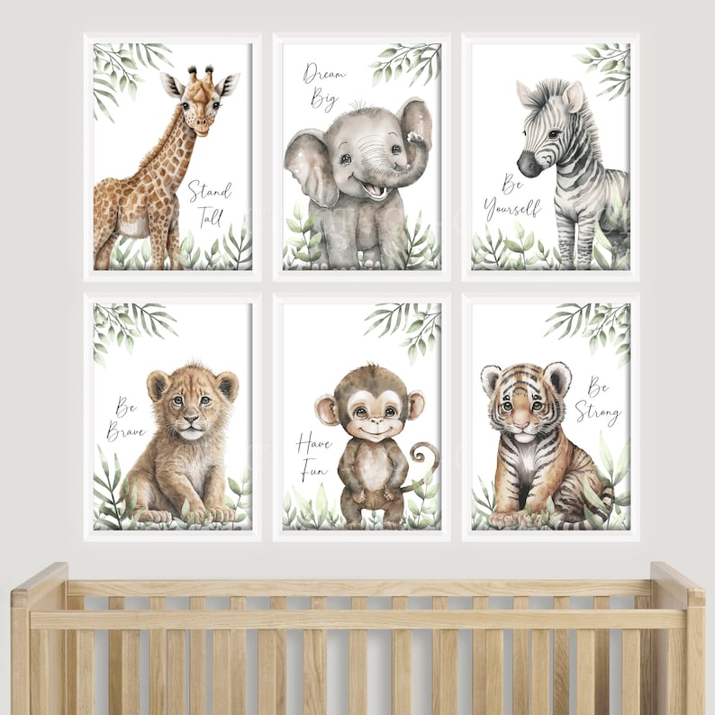 CHOOSE YOUR OWN! Safari Jungle Animal Elephant Giraffe Zebra Lion Tiger ...