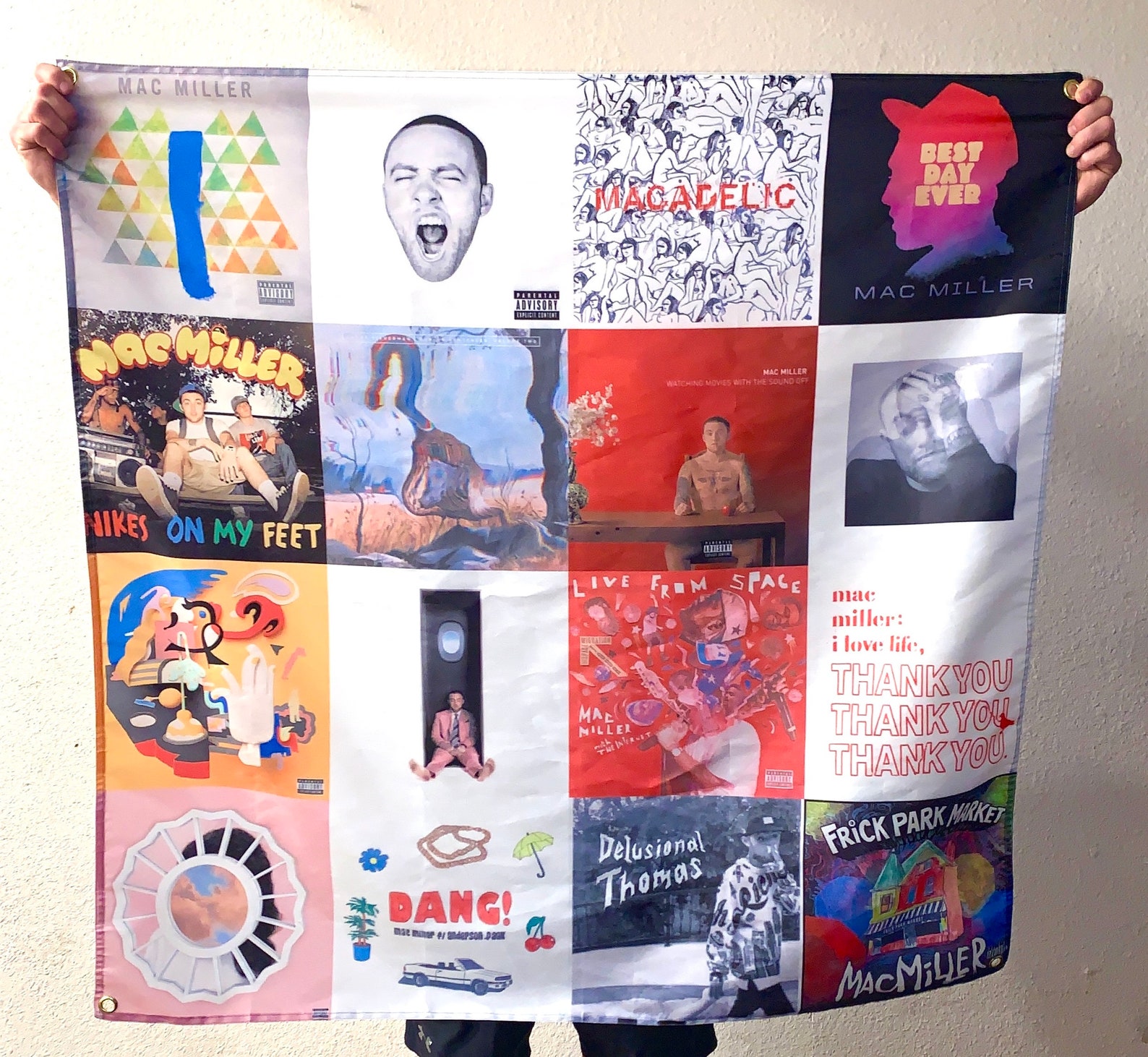 Custom Album Cover Flag Music Tapestry Banner Merch Dorm Etsy