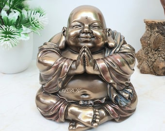 笑い仏像、布袋僧侶、幸運の贈り物（4.5インチ） - Etsy 日本