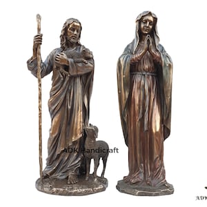 Jesus Mother Mary Statue, 12&quot; Inch Big Lord Jesus Christ Idol, Virgin Mother Mary Figure, Christian & Catholic Gift, Son of God, Holy Spirit