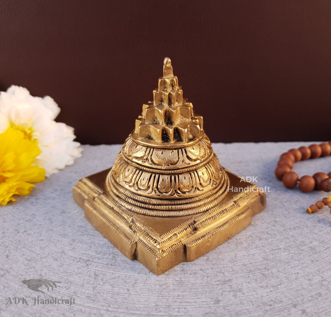 Brass Meru Shree Yantra, Lakshmi Laxmi Pyramid (3.5 Inch) - Etsy