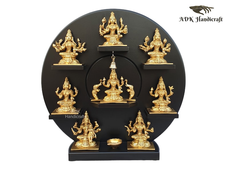 Brass Big Ashtalakshmi Statue Set, 22