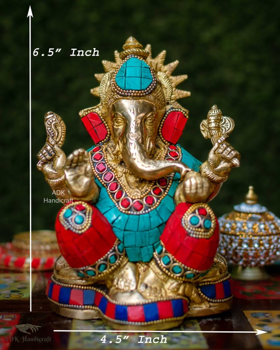 ガネーシャ像（吊） 金属製 4cm ー インドの小さな神さま ー